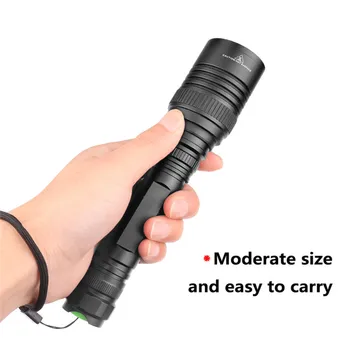 

Powerful XHP70 LED Flashlight Waterproof Zoomable Torch Flashlight 5 Modes Outdoor Linterna Led Zaklamp Lanterna Led 40JUN25