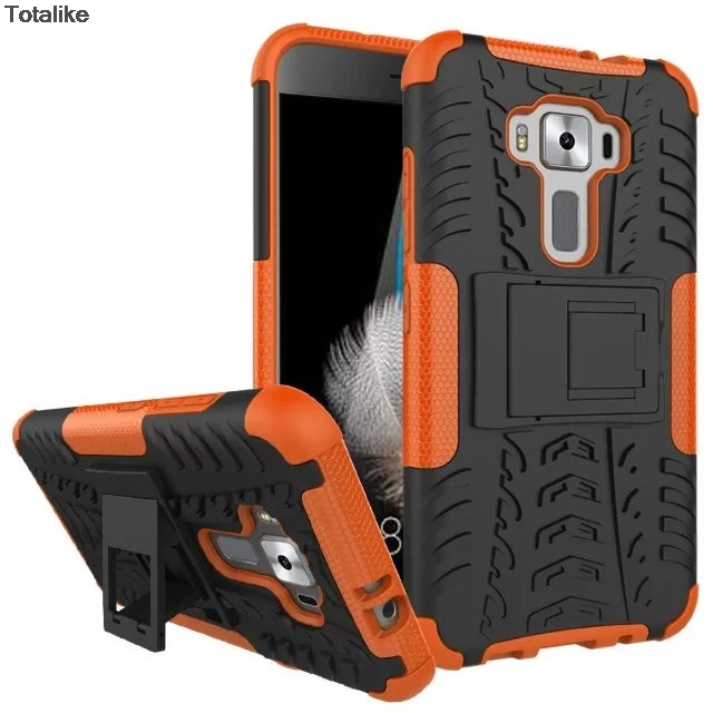 

Shock proof back Cover Anti-collision cover case for ASUS Zenfone 3 ZE520KL ZE552KL ZS570KL PC & TPU fashion hard colorful bags