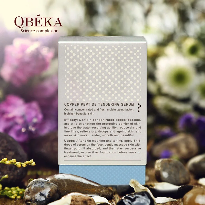 QBEKA Copper Peptide Tendering Serum Anti Aging Vitamin C Skin Care Facial Essence Anti Wrinkle Face Serums With Hyaluronic Acid QBEKA Copper Peptide Tendering Serum Anti Aging Vitamin C Skin Care Facial Essence Anti Wrinkle Face Serums With Hyaluronic Acid