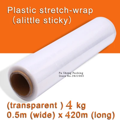 Imagination kam Spænde Transparent Plastic Film Plastic Stretch-wrap Clear Roll Packing Plastic  Film Paper Goods Packaging Craft Wrapping - Gift Boxes & Bags - AliExpress