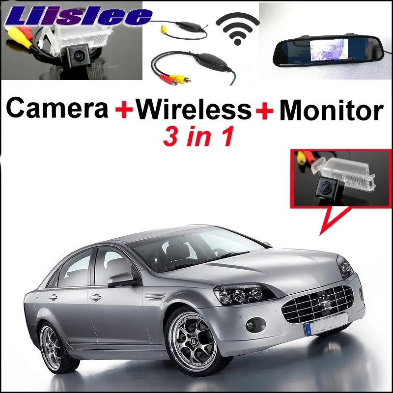 

Liislee Mirror Monitor Easy Backup Parking System + 3in1 Special Rear View Camera + Wireless Receiver For Bitter Vero 2007~2014