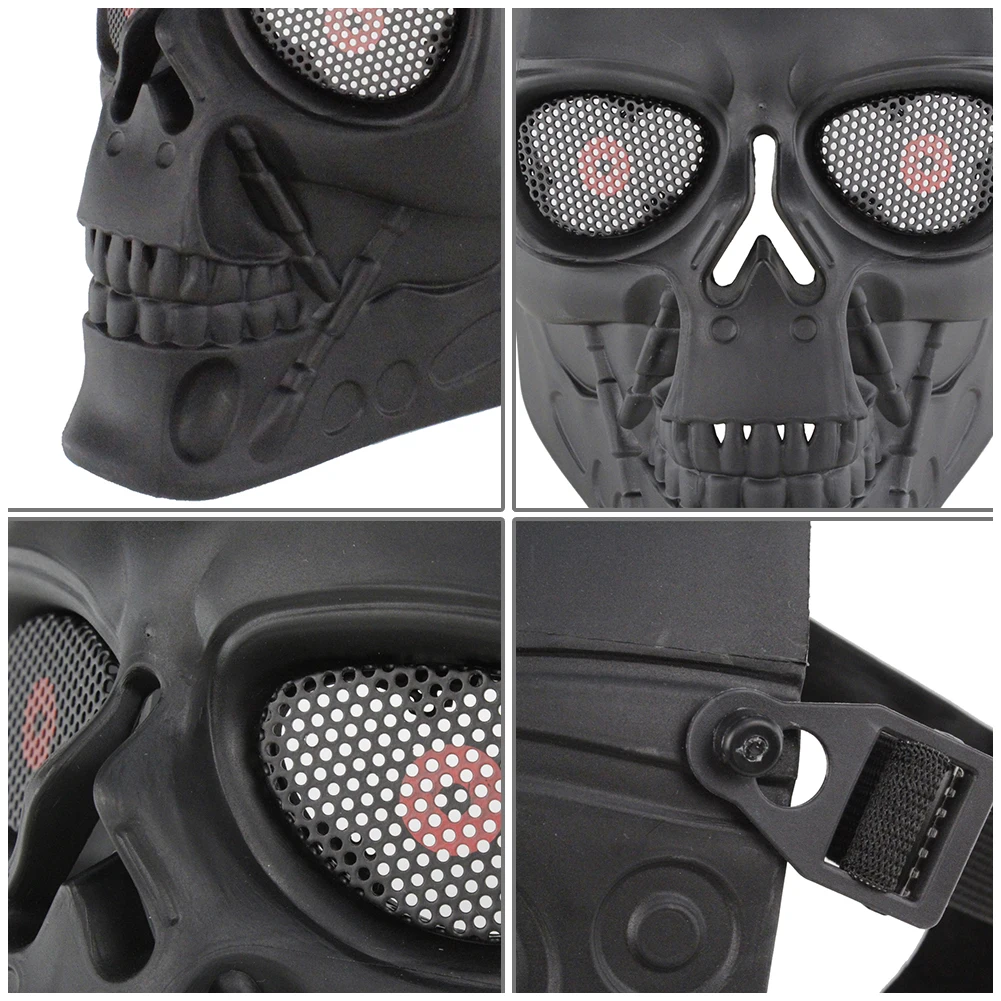 Крутая маска CS для лица, лыжная, велосипедная, мотоциклетная, уличная спортивная одежда, пейнтбол, страйкбол, Спортивная пластиковая тактическая маска