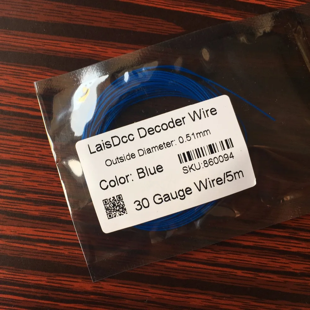 5 метров 10 цветов LaisDcc Multistrand ультра тонкий ультра гибкий декодер провода с 0,51 мм наружный диаметр/LaisDcc бренд