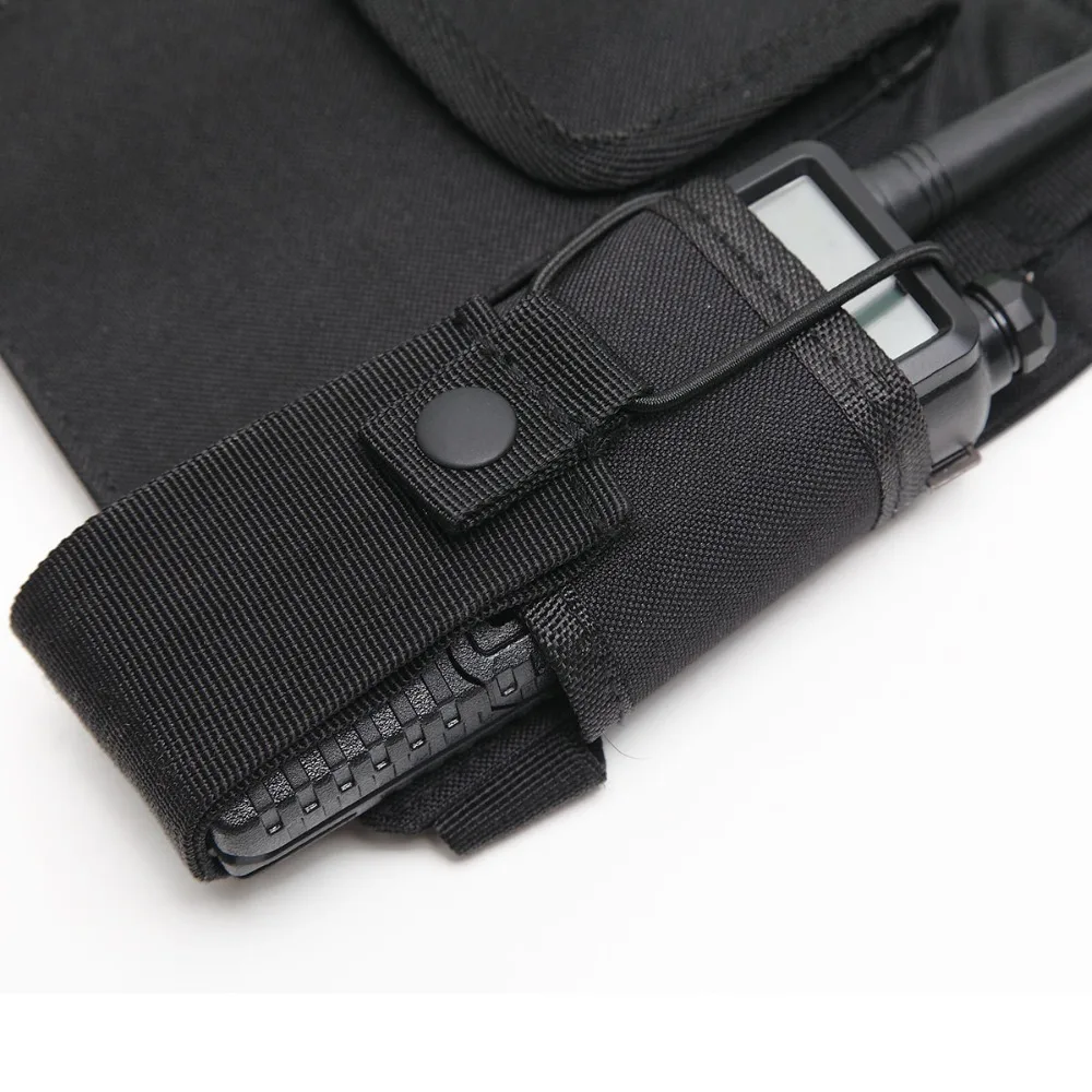Nylon pouch Carry Case Walkie Talkie Chest Pocket Backpack Black for Baofeng UV-5R UV-82 UV-9R UV-XR TYT TH-UV8000D MD-380 Nylon pouch Carry Case Walkie Talkie Chest Pocket Backpack Black for Baofeng UV-5R UV-82 UV-9R UV-XR TYT TH-UV8000D MD-380