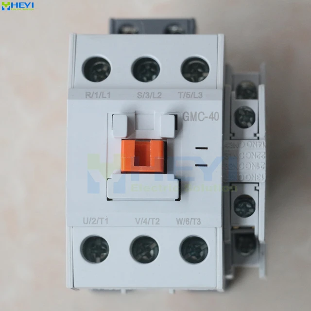 Gmc-40 Types of Contactor Protect Power Circuit Three Pole 220V 40A 50Hz  for AC Motor 690V insulate class - AliExpress