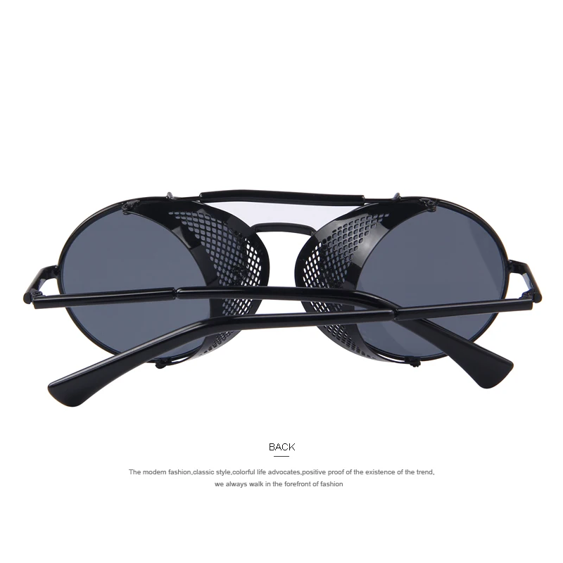 MERRY'S Женские Ретро дизайнерские круглые стимпанк Солнцезащитные очки Oculos de sol UV400