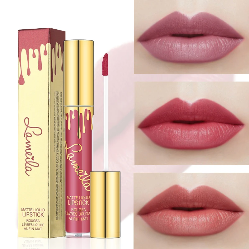 

12 Colors Matte Lip Gloss Long Lasting Waterproof Lipgloss Lip Tint Batom Makeup Cosmetics for Lips Make Up Lip Gloss maquiagem
