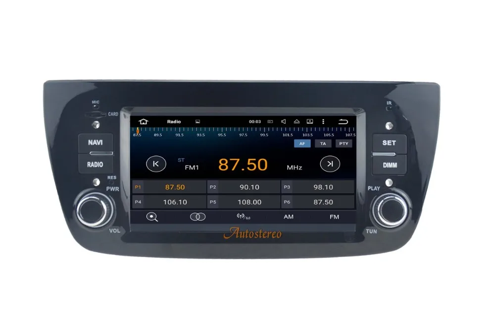 Best Android 7.1 6.0 5.1 Car DVD Player GPS Headunit For FIAT DOBLO 2010-2015 Car Stereo Unit Auto Multimedia pad 4