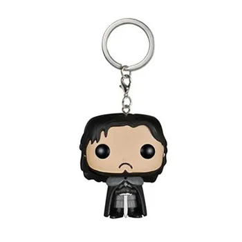 Game Of Thrones Jon Snow Action Figures Children Toy Keychain With Retail Box