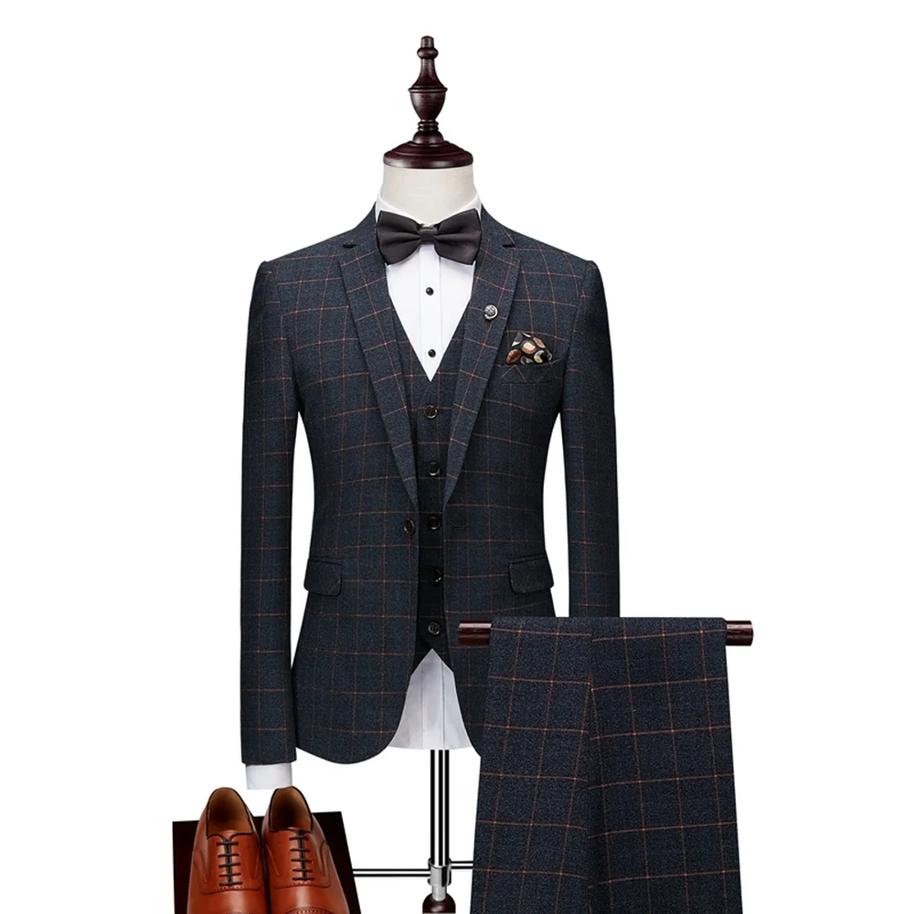 2018-New-Arrival-3-Pieces-Classic-Plaid-Suits-Male-Dress-Blazer-Business-Men-s-Wedding-Groom (3)