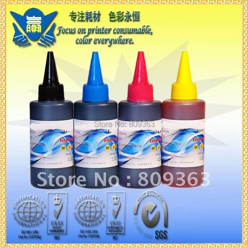

Hot Sale 4Color+100ML premium dye Ink For Epson SX130, tx209Free Shipping!