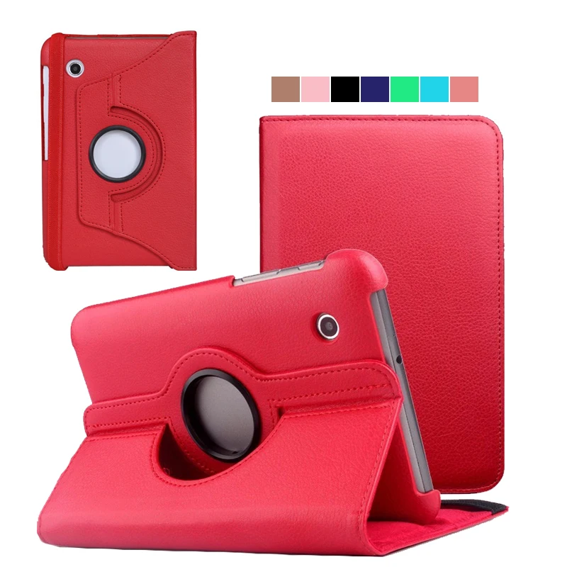 

360 Rotating Folio PU Leather Case For Samsung Galaxy Tab 2 7 "GT-P3100 P3110 P3113 tablet Cases Fashion Flip Stand Cover+stylus