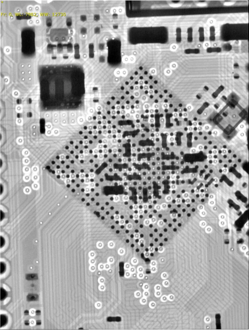 Рентгеновская камера с дистанционным управлением система для PCB BGA SMT NDT AJ