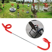 Двухсторонний наружный светильник для палатки, крюк, фонарь, светильник подвес для ламп, палаточный столб, держатель крючков для кемпинга, охоты, рыбалки