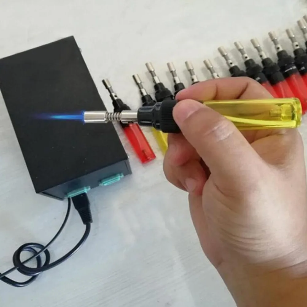 

1300 Degree Gas Blow Torch Soldering Solder Iron Cordless Butane Tip Tool Welding Pen Burner 8ml Welding Soldering Kit