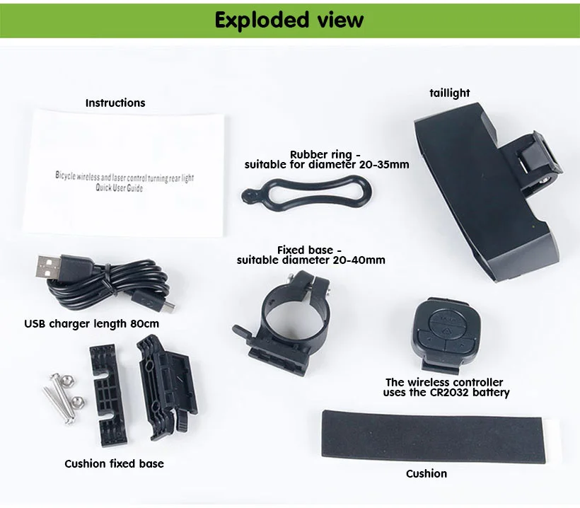 Flash Deal Wireless Bike Bicycle Rear Light laser tail lamp Smart USB Rechargeable Cycling Accessories 4 Flash Deal Wireless Bike Bicycle Rear Light laser tail lamp Smart USB Rechargeable Cycling Accessories 4