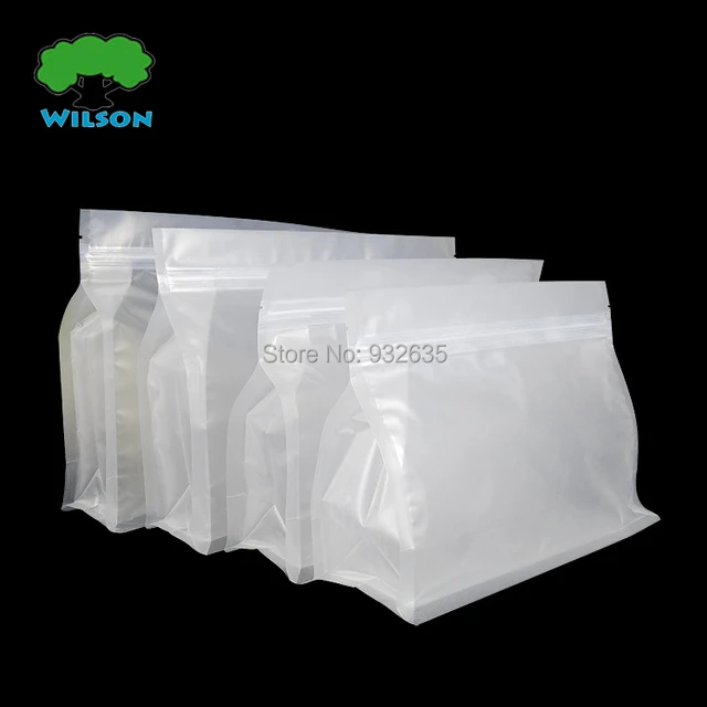 100 Microns PE Matte Small Zipper Plastic CPP Poly Bags For