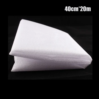 

HAOCHU 0.4*20M White Organza Fabric for DIY TUTU Skirt Chair Sash Bow Table Runners Baby Shower Mariage Festival Decor Tull Roll