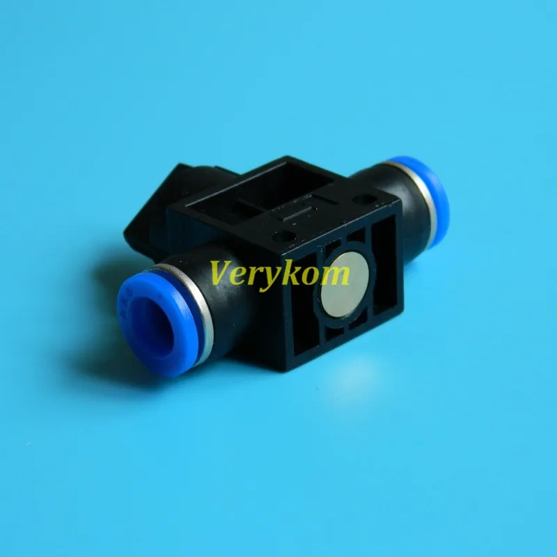 10pcs 6mm One Touch Fitting Pneumatic Connector Hand Valve HVFF6 