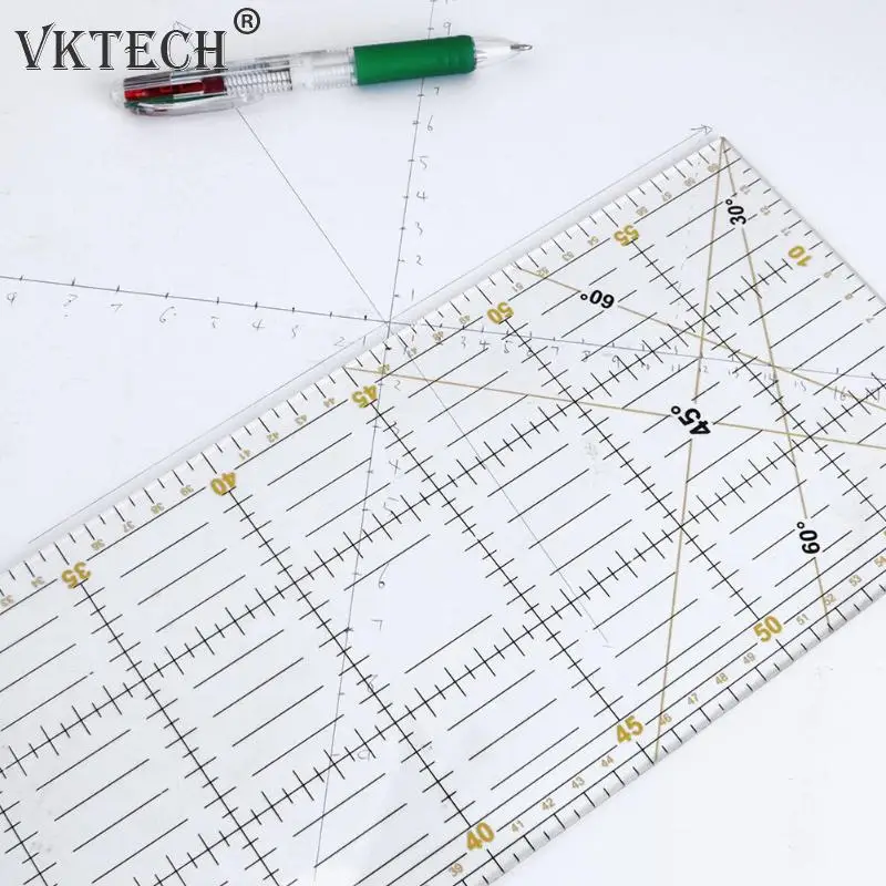 DIY Quilting Sewing Patchwork Ruler Cutting Tool Acrylic Handmade