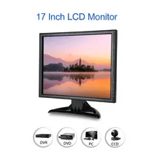 EYOYO 1" 1280*1024 ЖК-монитор Видео Аудио встроенный двойной динамик VGA AV HD BNC для ноутбука DVR CCD CCTV DVD камера черный