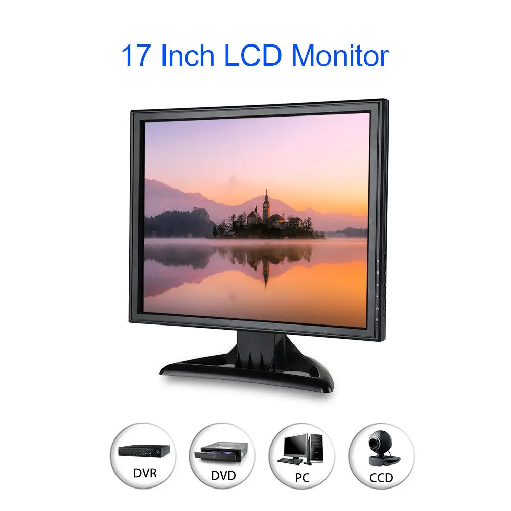 EYOYO 17 &quot1280*1024 ЖК монитор Видео Аудио встроенный двойной динамик VGA AV HD BNC для