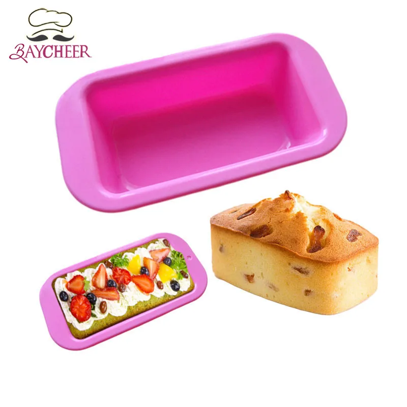 

DIY Handmade Soap Mold Small Silicone Cake Mould Rectangular soap Toast Mold Bread Molds Maker Baking Mold Cake Tools