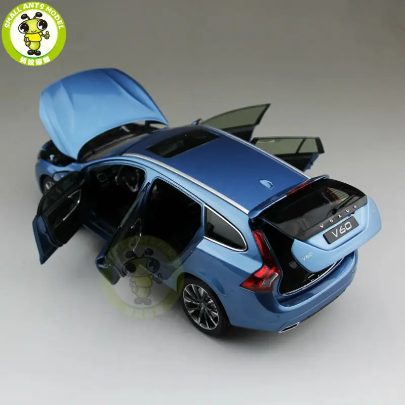 1/18 Volvo V60 T5 универсал литая модель автомобиля мощность синий