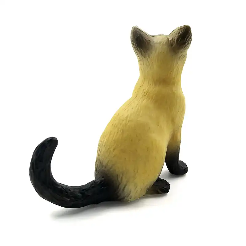 Farm Simulation Mini Cat Animal Models Plastic Figures Decoration Kids Gift FO
