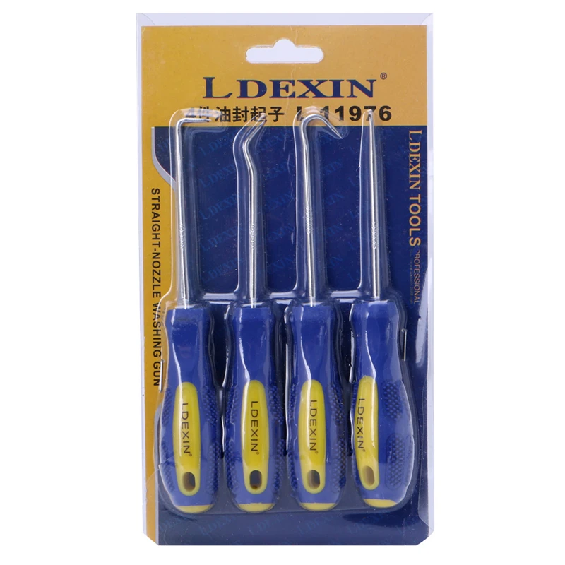 

4Pcs Extra Long Hook And Pick Set O-Ring & Seal Remover Craft Hobby Tools Set