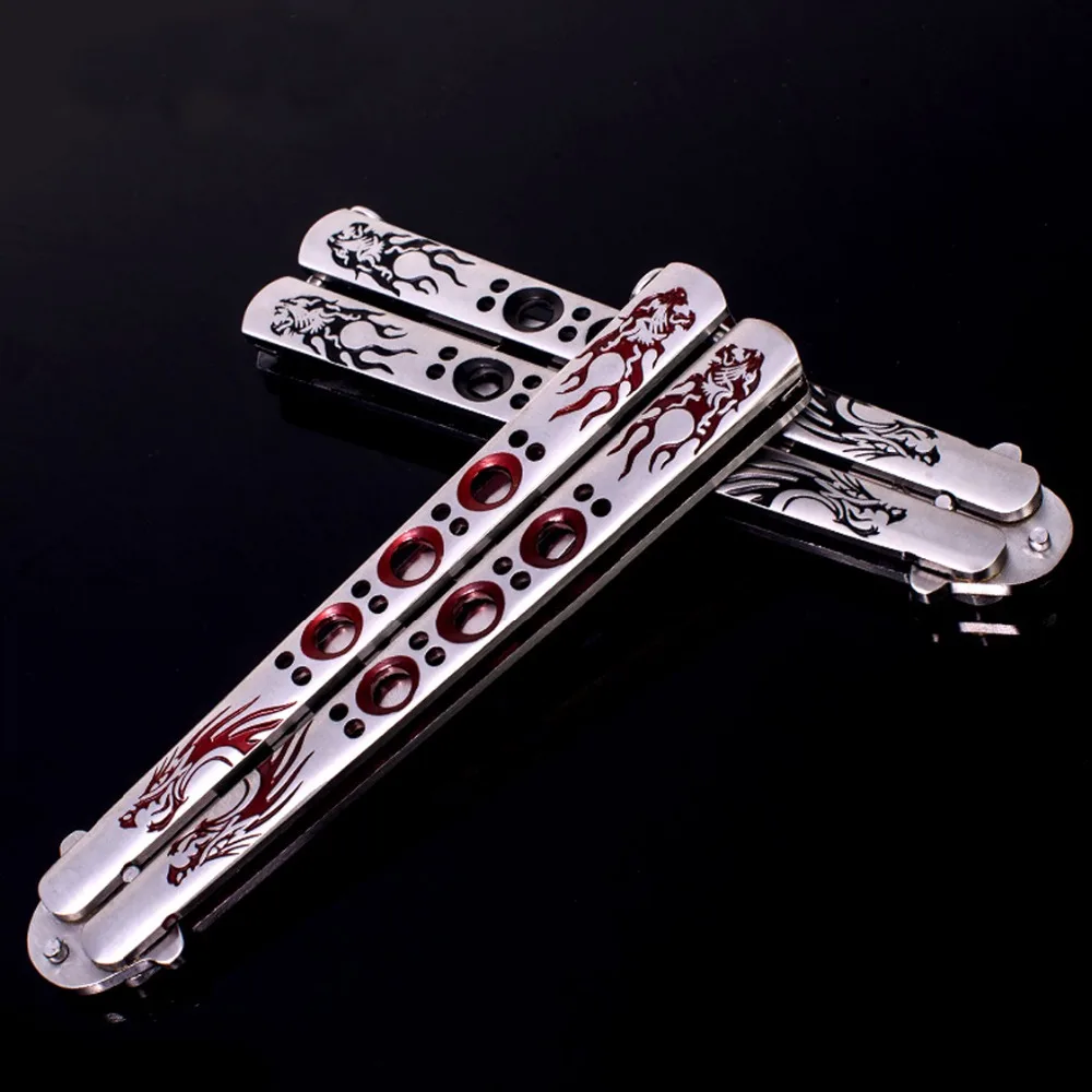 ZQXYSJ нож Бабочка практика Kerambite Csgo складной тренировочный Balisong инструменты