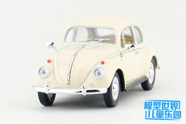 KINSMART литая металлическая модель/масштаб 1:24/1967 Volkswagen Классическая Игрушка-Жук автомобиль/подарок для детей/образовательная коллекция - Цвет: Белый