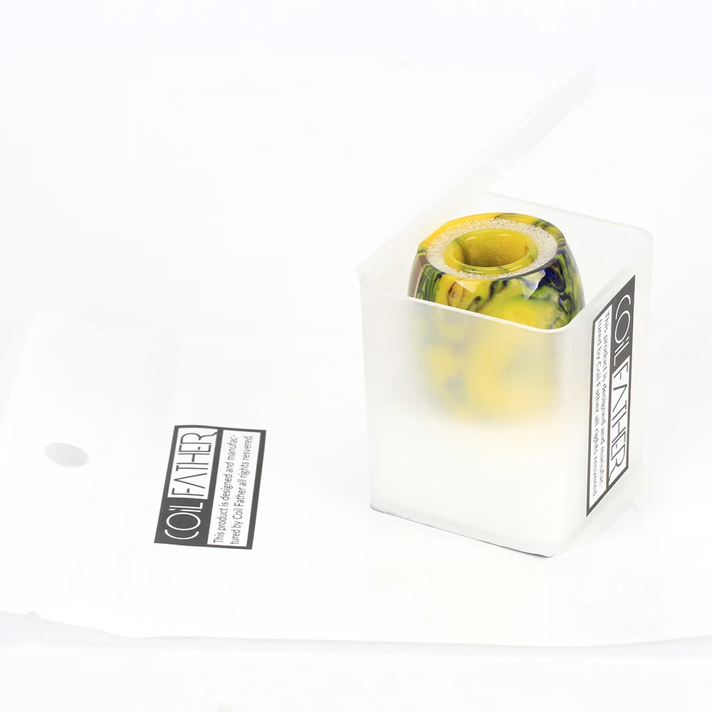 

Coil Father Resin Tube With Drip Tip Electronic Cigarette Accessories Tubes For TFV12 Atomizer