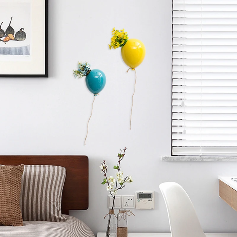 Креативная Керамическая Настенная подвесная Цветочная горшок для детской