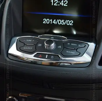 

FIT FOR FORD 2013 ESCAPE KUGA CHROME CENTRAL CONTROL TRIM GARNISH COVER