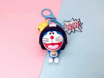 Японский питание рамен Doraemon брелок мультфильм милый творческий подарок попкорн Белл робот cat автомобилей брелок craft для женщин - Цвет: AS-80