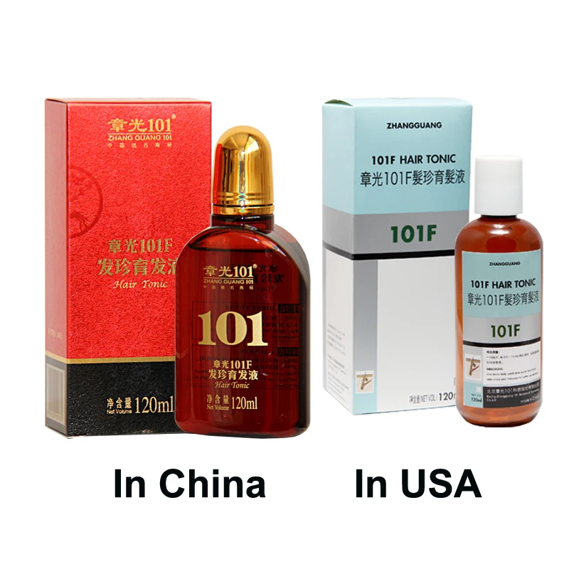 Zhang Guang 101F formula (nurturing hair tonic) 3X120ml Chinese medicine therapy anti hair loss treatment