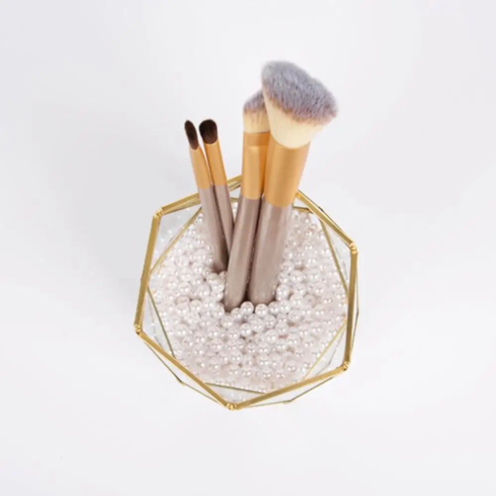 

Joint Triangle Pen Holder Makeup Brushes Vase Storage Box Home Office Desk Organizer Tool