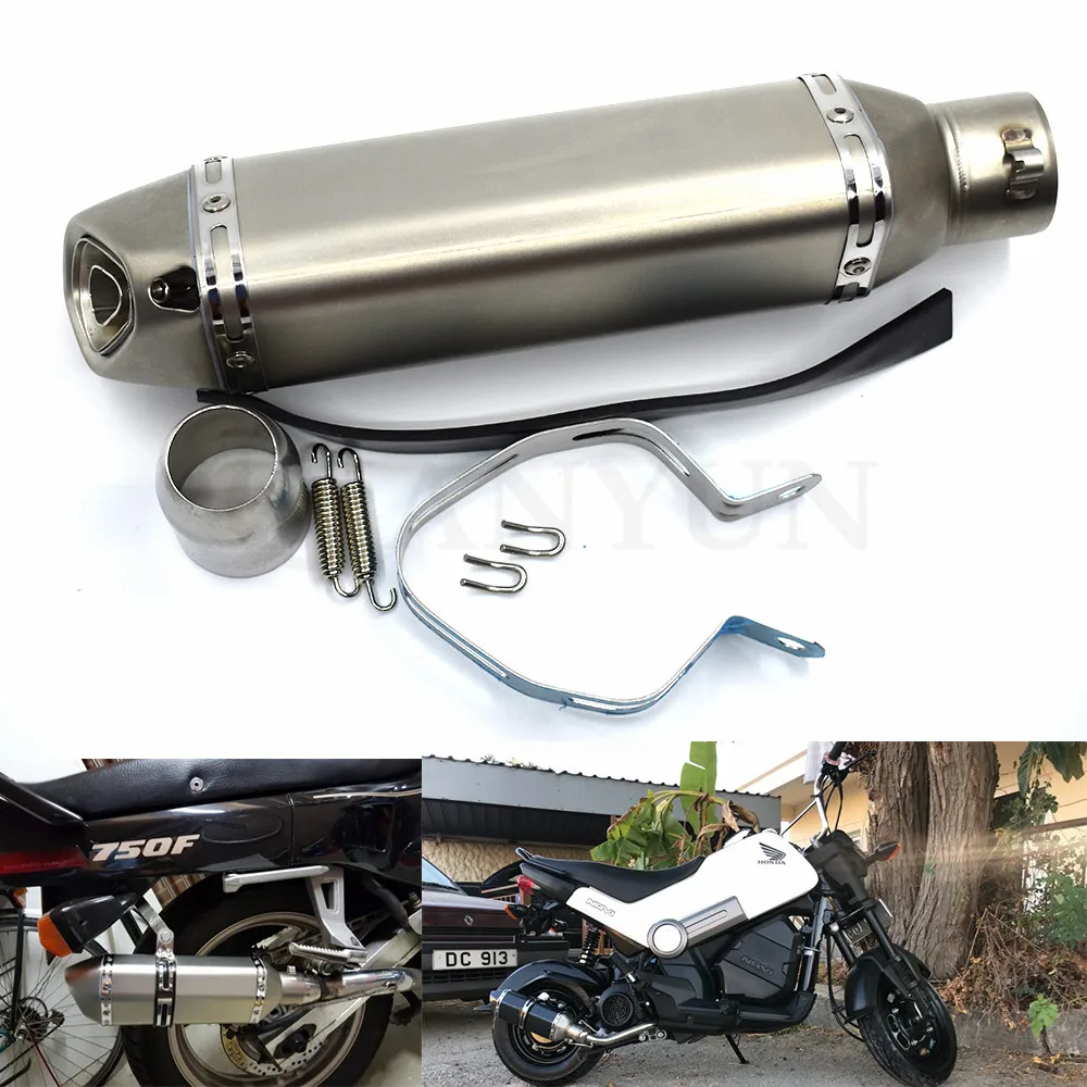 

for Motorcycle parts Exhaust Universal 51mm Stainless Steel Motorbike Exhaust Pipe For HONDA CB500F CB 500 F CB500 F CB 500F