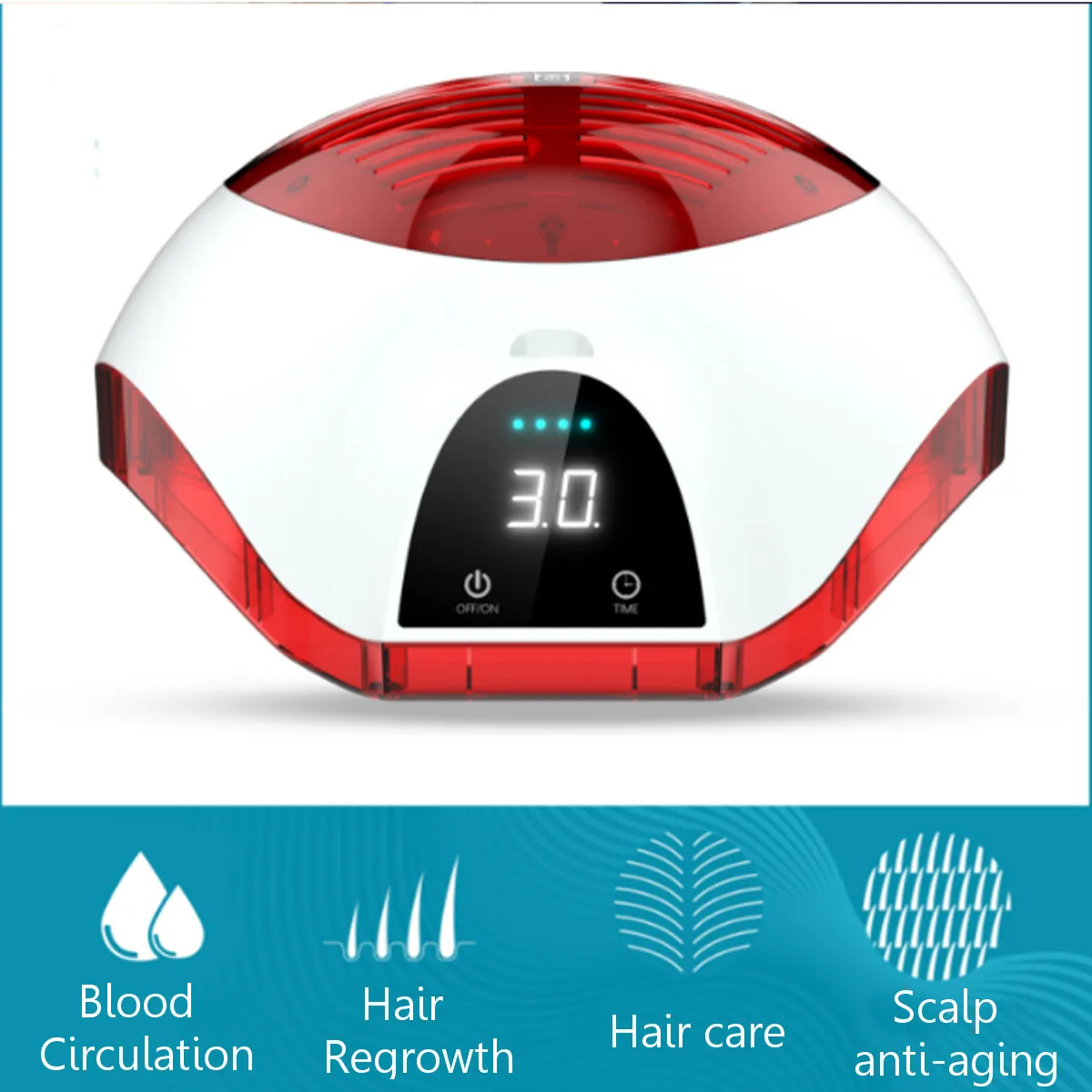 Обновление ЖК-дисплей восстановление волос лазерный шлем медицинские диоды лечение быстрый рост колпачок средство от выпадения волос машина для быстрого восстановления волос