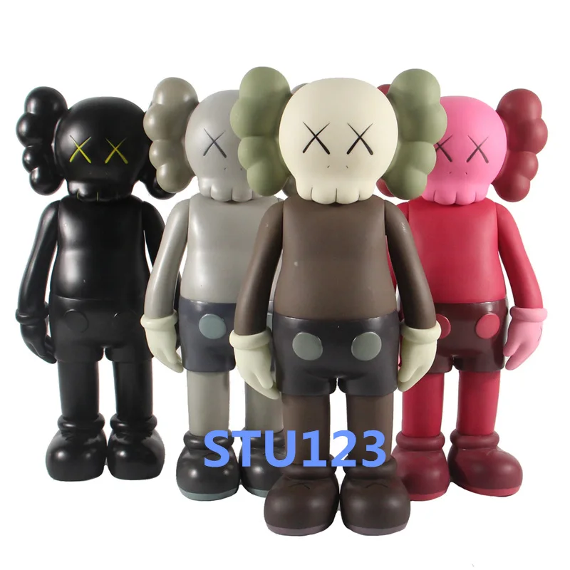 

14.57''Originalfake Action Figure KAWS 4 Colors Black / brown / gray / red Original Fake Kaws Thinker Best Gifts With 37cm N730