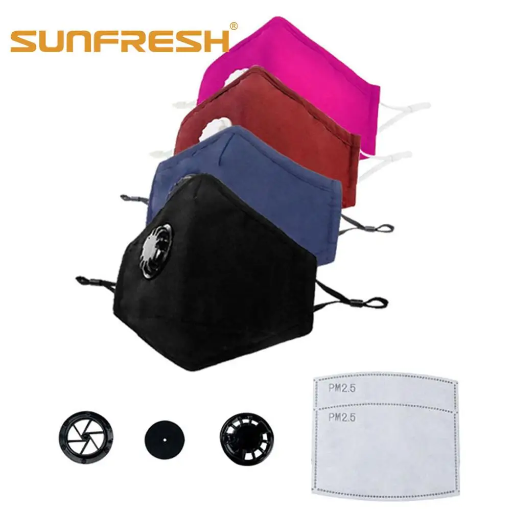 

1 mask dust mask anti-pollution mask PM2.5 activated carbon filter can be used for washing and reuse fashion Mask