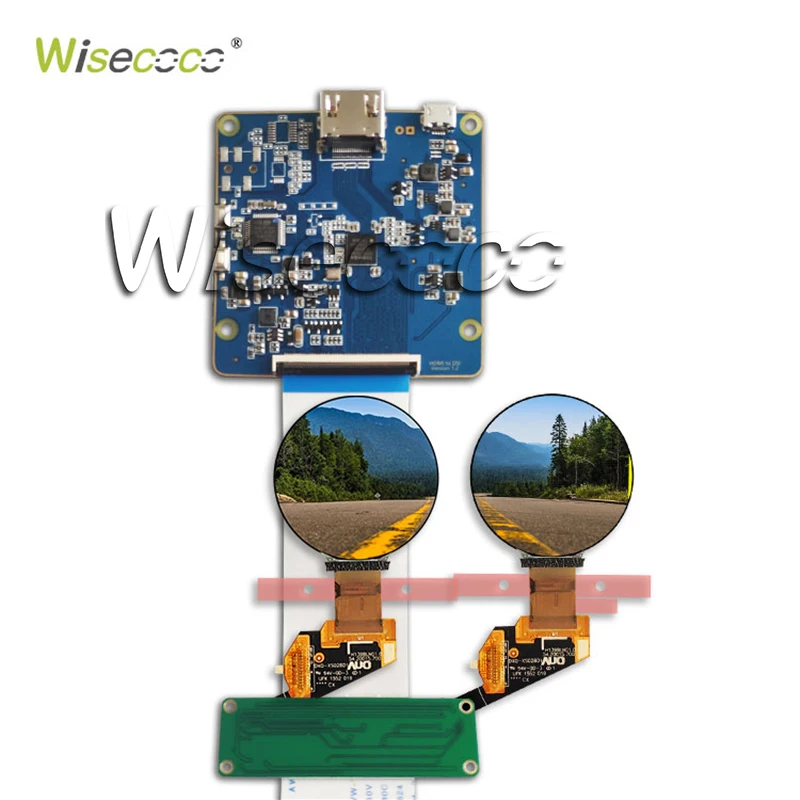 Wisecoco 1,39 дюймов круглый oled дисплей экран 400*400 hdmi mipi доска для носимых часов diy проект 35,4 мм* 35,4 мм