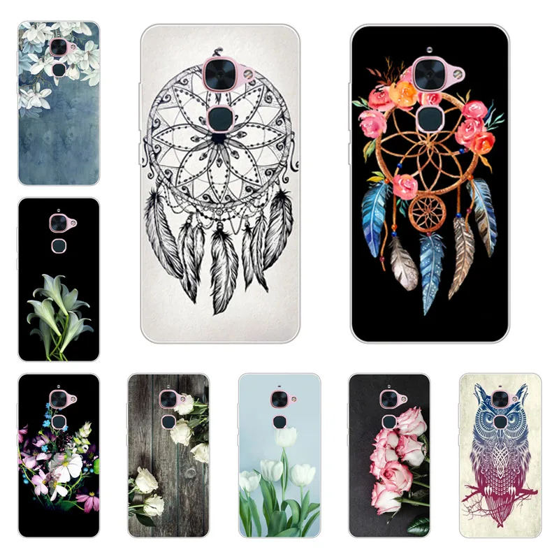 

letv leeco le s3 Case,Silicon Popular flowers Painting Soft TPU Back Cover for letv le s3 x626 x620 x522 Protect Phone cases