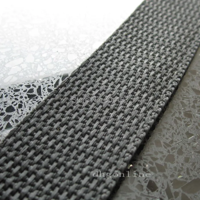 

25 Yard 1.5" 38mm Polypropylene Webbing Belt Strap Buckles Strapping Black PP