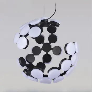 

35 Lights D60cm round ball 3 years 110/240v LED pendant lights lamp earth design lamp lobby hall cafe dining room hanging lights