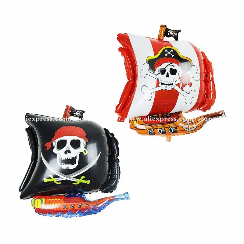 Комплект из 2 предметов новинка мультяшным пиратским кораблем Стиль алюминиевые