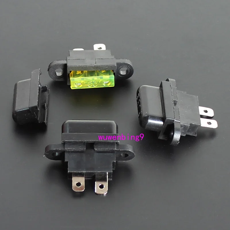 

20pcs - With cover PCB Fuse Holder With a fixed hole ATO / ATC Automotive Fuse