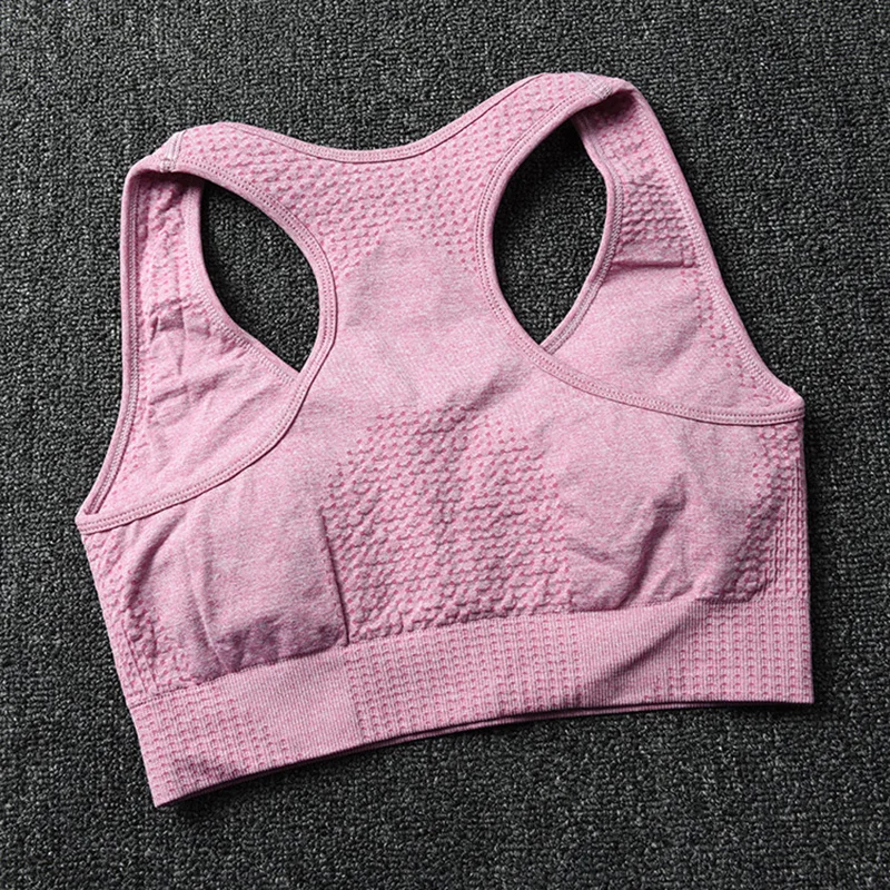Skup Vital jednolity biustonosz sportowy średnie podparcie Running Racerback biustonosz do jogi Top biustonosz sportowy kobieta biustonosz sportowy Top Activewear