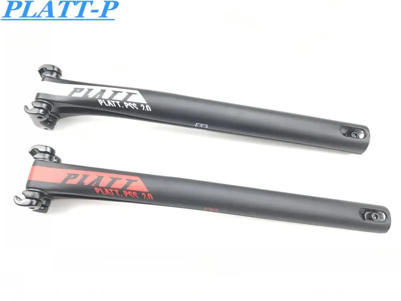 

NEW PLATT-P MTB Bike Carbon seatpost for road cycling 27.2 / 31.6 * 330mm seatpost Matte Black,White
